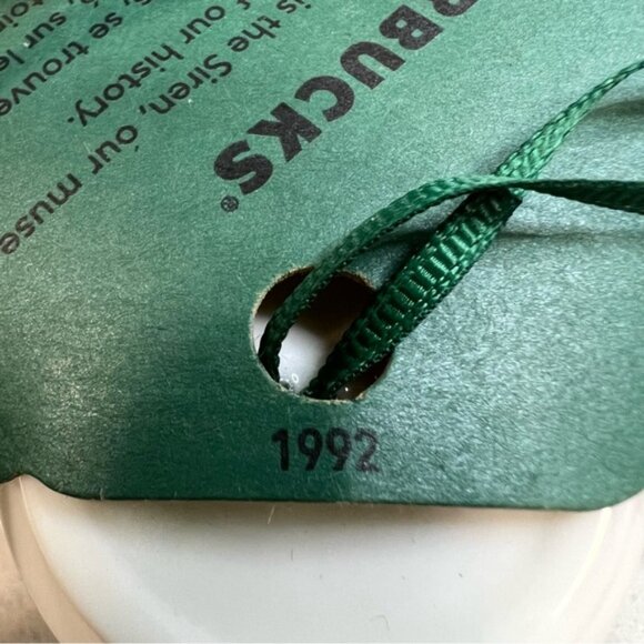 STARBUCKS 2016 Through the Years Ceramic 2.5 ornaments |1971,1987, 1992, 2011 - Picture 14 of 15